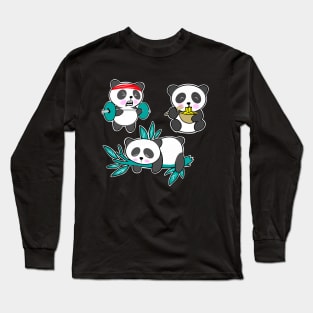 Panda Swole Long Sleeve T-Shirt